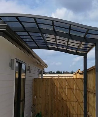 Fiberglass Parking Sheds