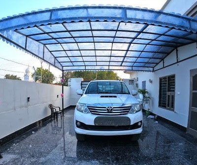 Fiberglass Parking Sheds